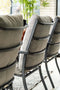Garden Impressions Senja lounge dining tuinstoel - donker grijs