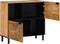 vidaXL - Dressoir - 80x33x75 - cm - massief - mangohout - bruin