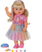 BABY born Pop Carla - 43 cm - Beweegbaar hoofd en armen - Kleurige rok van tule