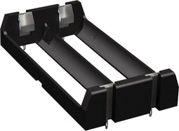 Keystone 1049 Batterijhouder 2 18650 Doorsteekmontage THT (l x b x h) 77 x 40 x 15 mm