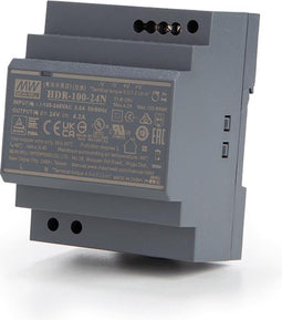 Mean Well HDR-100-24N DIN-rail netvoeding 24 V/DC 4.2 A 100.8 W Aantal uitgangen: 1 x Inhoud: 1 stuk(s)