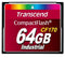 Transcend 64GB CF - Compact Flash - Lezen 89,2MB/s - Schrijven 61,27MB/s