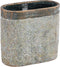 PTMD Gino Bloempot - 30 x 15 x 28 cm - Cement - Goud