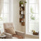 Wandrek Bolt - Wandrek - Stijlvol en functioneel - Bruin - 19,5x19,5x123 cm