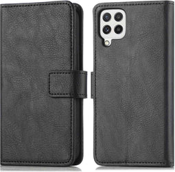 iMoshion Hoesje Geschikt voor Samsung Galaxy M22 / A22 (4G) Hoesje Met Pasjeshouder - iMoshion Luxe Bookcase - Zwart
