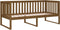 vidaXL - Slaapbank - 90x200 - cm - massief - grenenhout - honingbruin