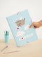 Pusheen - A4 Kartonnen Map - Purrfect Love met Flappen en Elastische Sluiting - Blauw