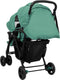 vidaXL - Tweelingkinderwagen - tandem - staal - groen