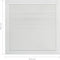 vidaXL - Kastdeuren - met - lamellen - 2 - st - 39,5x39,4 - cm - grenenhout - wit