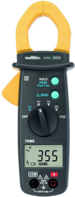 Metrix MX 355 Stroomtang Digitaal CAT III 600 V Weergave (counts): 6000