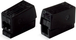 WAGO 224-114 Lampklem Flexibel: 0.5-2.5 mm² Massief: 0.5-2.5 mm² Aantal polen: 2 100 stuk(s) Zwart