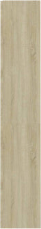 vidaXL - Boekenkast - met - 4 - schappen - 60x24x142 - cm - bewerkt - hout - sonoma - eik