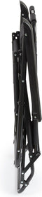 909 Outdoor Ligbed Stoel - Opvouwbaar - Verstelbaar - Zwart (2 stuks)