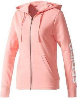 adidas - Essentials Linear Full Zip Hood - Dames - maat L