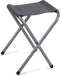 Camp Active Campingtafelset - Campingtafel 120x60 cm - Inklapbaar Lichtgewicht - Grijs (set van 4)