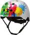 Melon Coloursplash Helm - Fiets- en Skatehelm - Verstelbaar - Wit (52-58 cm)