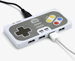 Mustard Playhub - USB Verdeler Super Hub - 4x USB 2.0 type-A - Multi-color