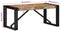vidaXL - Salontafel - 80x40x35 - cm - massief - gerecycled - hout - meerkleurig