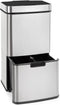 Klarstein Touchless - Vuilverzamelaar met sensor - 72L 4 containers ABS/PP/RVS