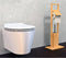 EISL BAMBOE WC-Set - Vrijstaande Bamboe Toiletaccessoire Set - Duurzaam - (B x H x D) ca. 30 x 82 x 21 cm