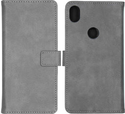 iMoshion Hoesje Geschikt voor Alcatel 3C (2019) Hoesje Met Pasjeshouder - iMoshion Luxe Bookcase - Grijs