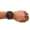 Diesel MR. DADDY SLIM - Polshorloge 54 mm - Bruin leren band - Zwart/bruin