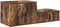 vidaXL - Opbergkast - - - Gerookt - Eiken - - - 118x41x40 - cm - - - Samengesteld - Hout