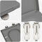 vidaXL - Toiletdeksel - met - Snelle - Montage - en - Soft - Close - in - Duroplast - Grijs