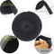 LANUCN BBQ Gasket Self Stick Smoker - Zelfklevende Roker Seal Strip - Hittebestendig tot 932°F - Zwart (15ft x 7/8'' x 1/8'')