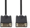 Nedis DVI-Kabel - DVI-D 24+1-Pins Male - DVI-D 24+1-Pins Male - 2560x1600 - Verguld - 2.00 m - Recht - PVC - Antraciet - Blister