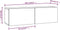 vidaXL - Tv-wandmeubels - 2 - st - 100x30x30 - cm - hout - bruin - eikenkleurig
