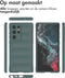 imoshion Hoesje - Geschikt voor Samsung Galaxy S22 Ultra - EasyGrip Backcover - Donkergroen