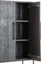 Light & Living Opbergkast Dumosi - Mangohout - 165 x 100cm - Mat Zwart