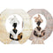 Decoratieve figuren DKD Home Decor 21 x 7,5 x 38,5 cm Beige Gouden Bruin Wit Koloniaal Afrikaanse...