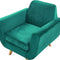 Bekleding voor fauteuil BERNES Fluweel Groen
