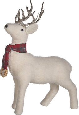 Beliani MUSTOLA - Decofiguur - Wit - Nepbont