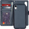 iMoshion Hoesje Geschikt voor iPhone Xr Hoesje Met Pasjeshouder - iMoshion Uitneembare 2-in-1 Bookcase met rits - Blauw