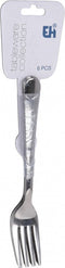 Excellent Houseware Gebakvorkjes 6 Stuks Rvs