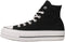 Converse Chuck Taylor All Star Lift Hi Hoge sneakers - Dames - Zwart - Maat 37,5