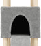 vidaXL - Kattenmeubel - met - sisal - krabpalen - 153 - cm - donkergrijs