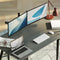 Alberenz® Dubbele Monitor Arm Zwart - Dubbele Monitorbeugel - Monitorarm 2 schermen - Monitor beugel - Ergonomisch ontwerp