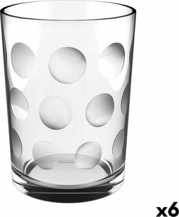Glas Quid Urban Circles Transparant Glas (36 cl) (Pack 6x)