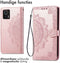 iMoshion Hoesje Geschikt voor Motorola Edge 30 Neo Hoesje Met Pasjeshouder - iMoshion Mandala Bookcase - Rosé Goud