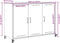 vidaXL - Dressoir - 100,5x39x72 - cm - staal - antracietkleurig