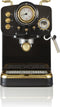 Swan Gatsby Espressomachine – Gemalen Koffie & Pads – Met Melkopschuimer – Zwart/Goud