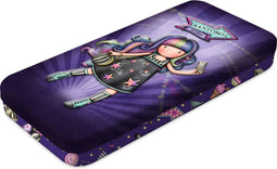 Schoolpennenzak Gorjuss Up and away Paars (9 x 19 x 24 cm)