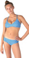 Barts Bathers Hipster - Gevoerd bikini broekje - Panterprint - Kleur sky - Maat 36