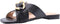 Guess Sameya Slippers - Dames - Gekruiste banden - Zwart (maat 40)
