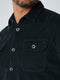 No Excess - Overhemd - Corduroy - Groenachtig Zwart - M