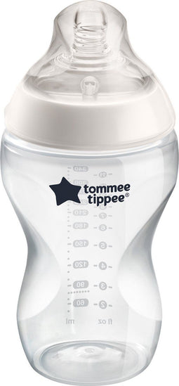 Tommee Tippee Closer to Nature zuigfles - normale uitstroomsnelheid - anti-koliek ventiel - 340 ml